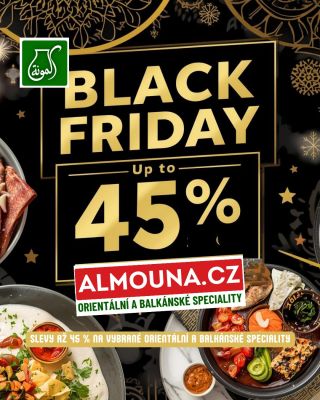🔥 SLEVY až 45 % na vybrané orientální a balkánské speciality! 👉 www.almouna.cz/black-friday/ Objev chutě, které jinde...